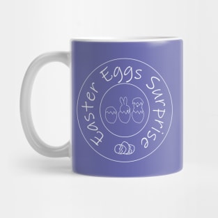 Bunny Rabbit Funny Easter Eggs Surprise Mug